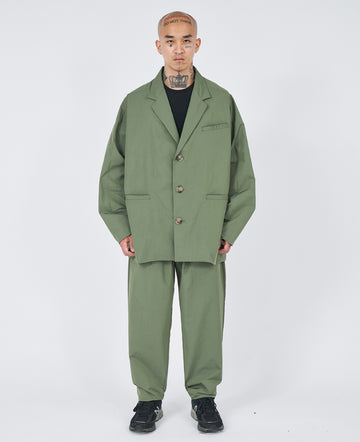23SS Batwing Nylon Oversized Blazer